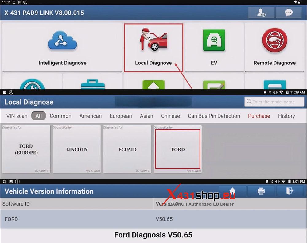 LAUNCH X431 PAD9 Reset Fuel Metering Valve Learned Values on 2021 Ford Everest (1)