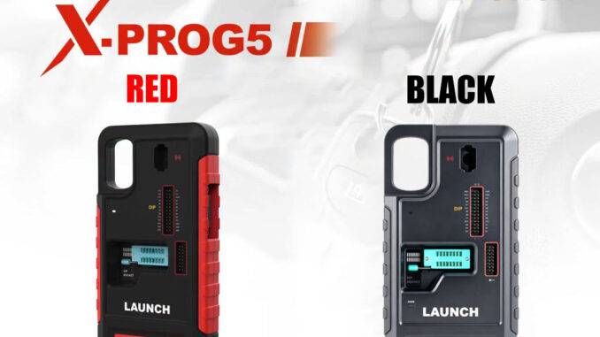 LAUNCH X431 XPROG5 Black Version vs. Red Version