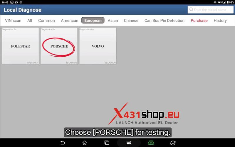 launch x431 guide 2025 porsche 911 992 dme engine adaptation 2
