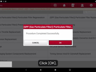 launch x431 pro3 hd resets gpf after replacement on 2023 fiat giulia 10