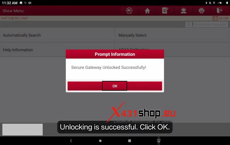 launch x431 pro3 hd resets gpf after replacement on 2023 fiat giulia 4