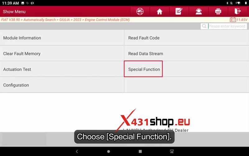 launch x431 pro3 hd resets gpf after replacement on 2023 fiat giulia 7