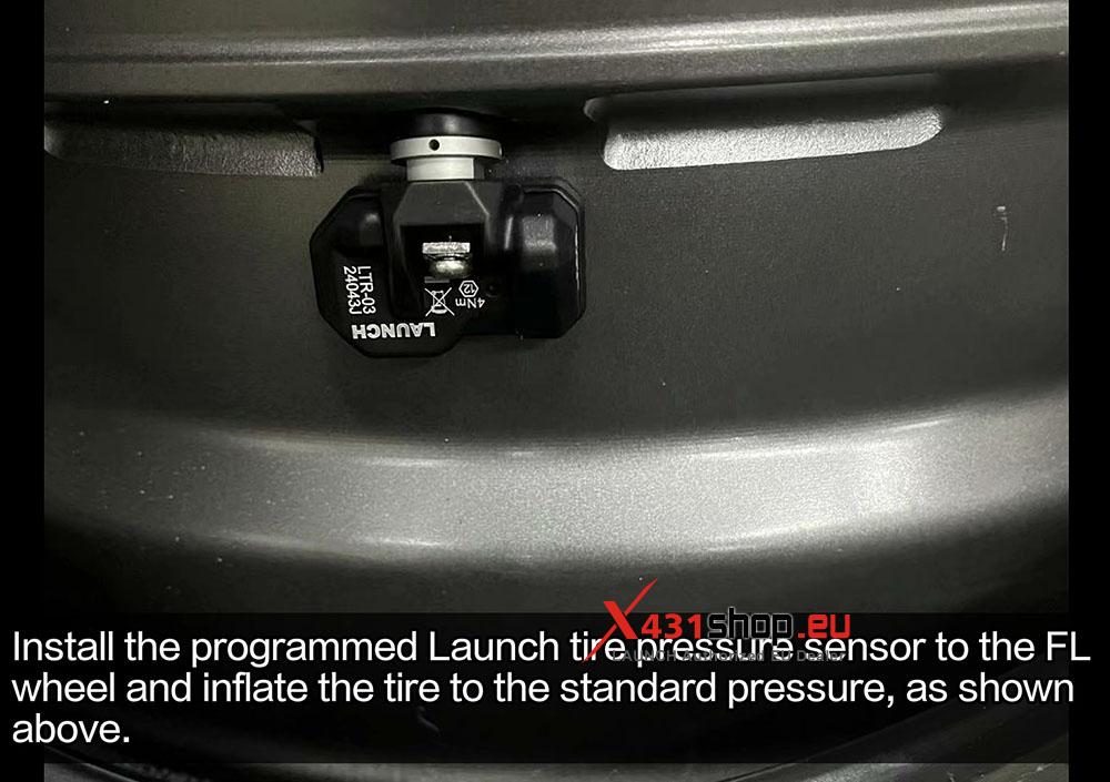 LAUNCH CRT5011 V2 Replace Buick Envision tire pressure sensor (5)