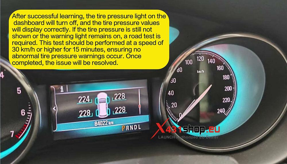 LAUNCH CRT5011 V2 Replace Buick Envision tire pressure sensor (7)