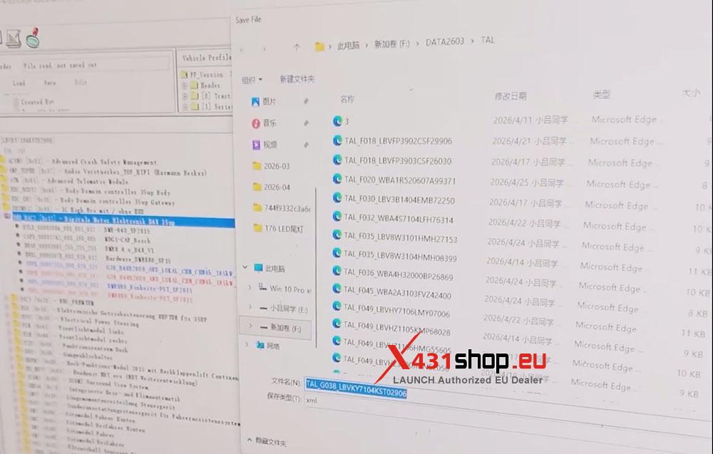 LAUNCH SmartLink B Remote Diagnostics 2019 BMW 5 Series Cold Start Rough Idle (4)