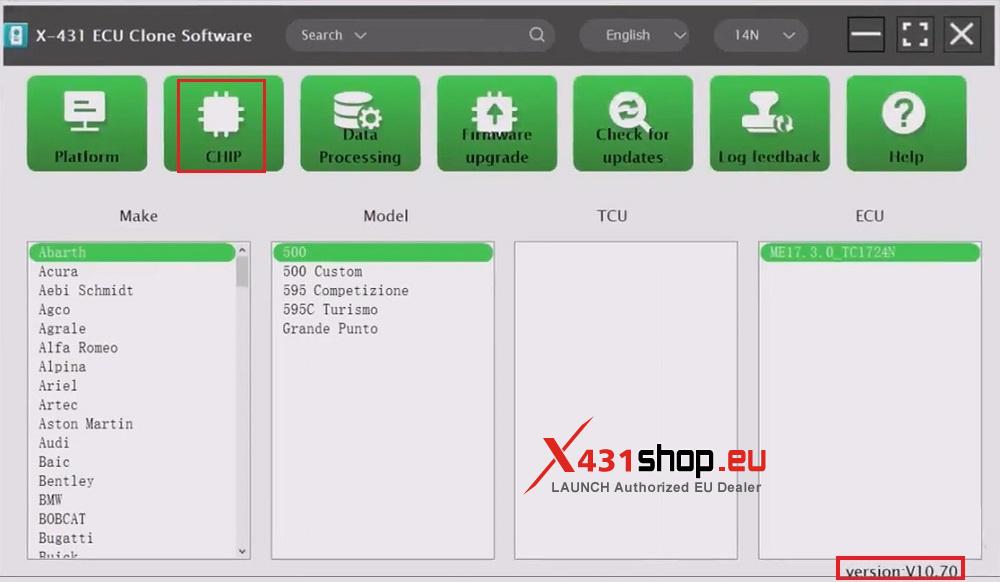 LAUNCH X431 XPROG5 Software V1070 LAUNCH X431 XPROG5 Software V1070