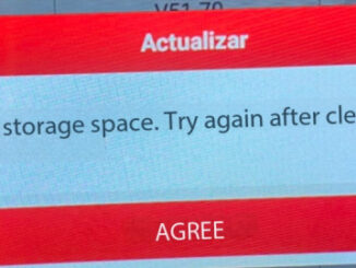 Resolve Insufficient storage space tooltip on LAUNCH X431 PRO3 (1)