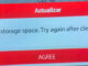 Resolve Insufficient storage space tooltip on LAUNCH X431 PRO3 (1)