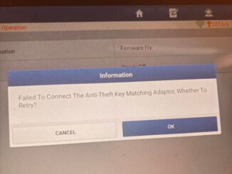 Resolve LAUNCH XPROG5 connection failure to X431 PAD (1)