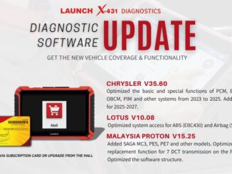 launch x 431 update 2025 2027 chrysler lotus proton support