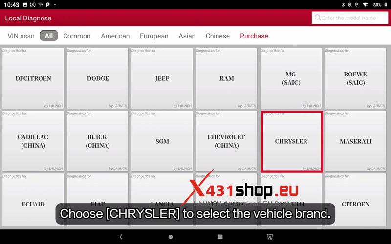 launch x431 reset scr long term adaptation on 2020 chrysler ram 1500 2