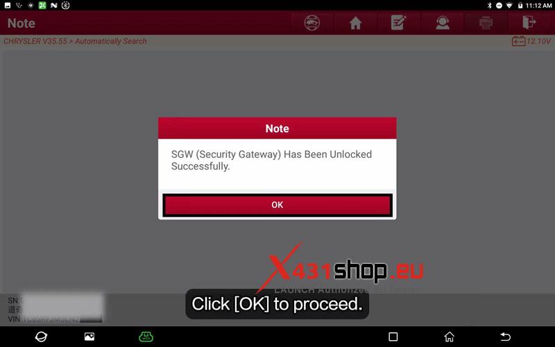 launch x431 reset scr long term adaptation on 2020 chrysler ram 1500 4