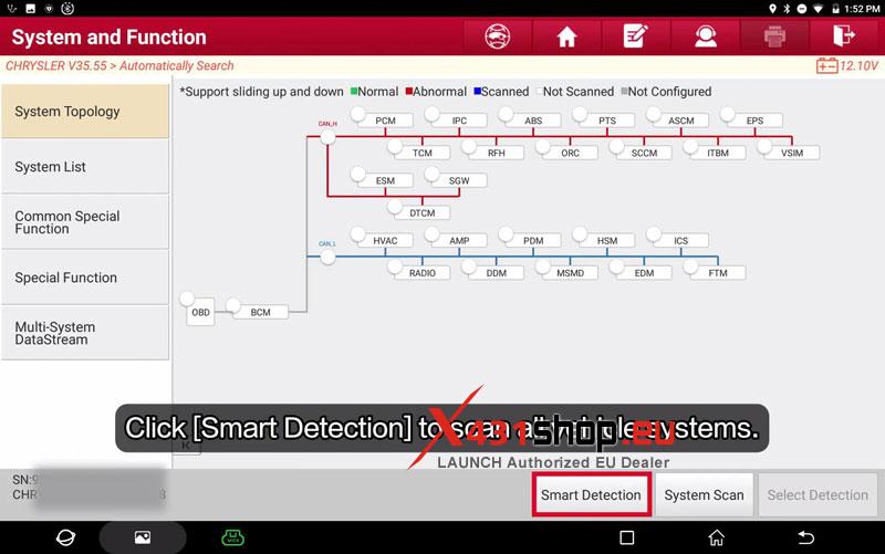 launch x431 reset scr long term adaptation on 2020 chrysler ram 1500 5