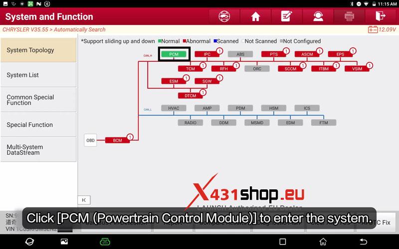 launch x431 reset scr long term adaptation on 2020 chrysler ram 1500 6