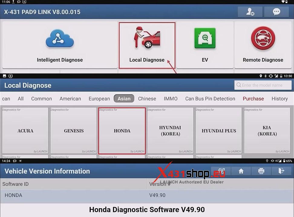 HV Battery Diagnose on 2025 Honda YE S7 Use LAUNCH X431 PAD (1) HV Battery Diagnose on 2025 Honda YE S7 Use LAUNCH X431 PAD (1)