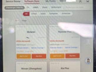 LAUNCH X431 PRO prompts purchase software