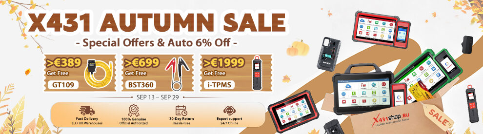 X431shop.eu Autumn sale banner