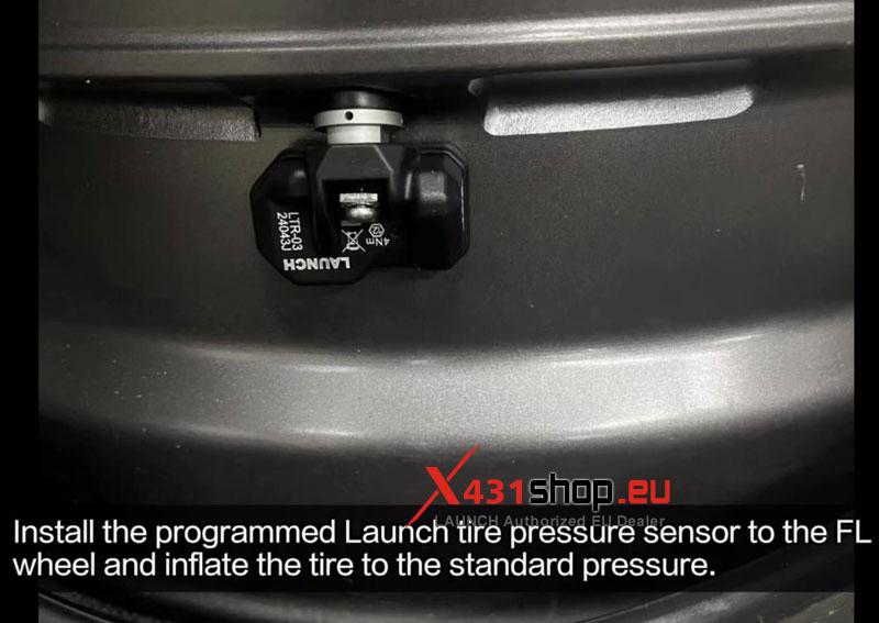 how to replace 2020 tesla model 3 tpms sensor with launch crt5011 3