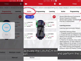 how to replace 2020 tesla model 3 tpms sensor with launch crt5011 4