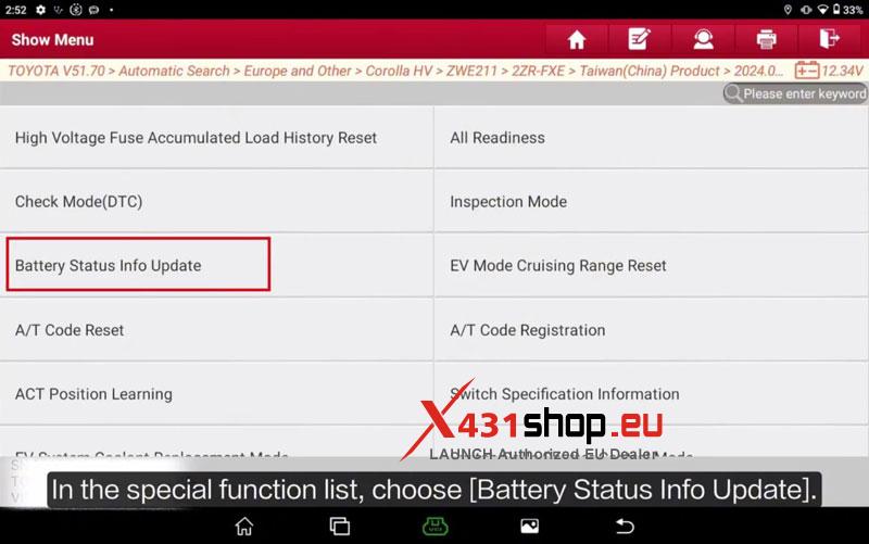 launch x431 pro3 hd 2025 toyota corolla hv battery status update 6 launch x431 pro3 hd 2025 toyota corolla hv battery status update 6