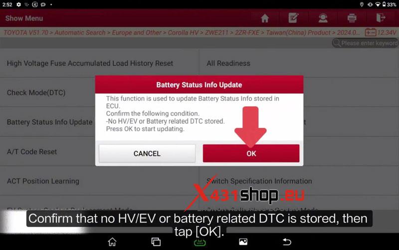 launch x431 pro3 hd 2025 toyota corolla hv battery status update 8 launch x431 pro3 hd 2025 toyota corolla hv battery status update 8
