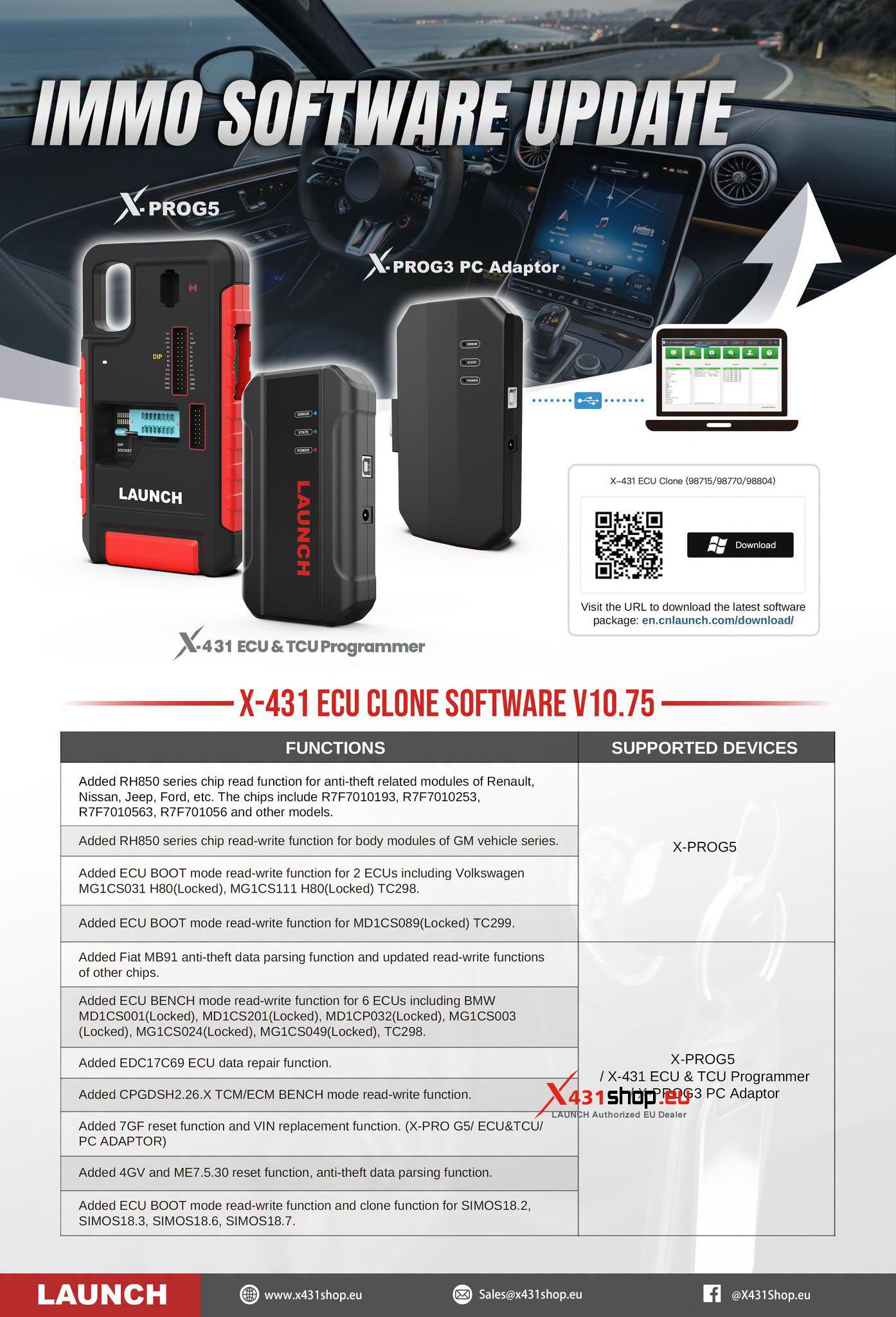 launch x431 xprog5 update 20260922 launch x431 xprog5 update 20260922