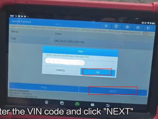 LAUNCH X431 PRO3 HD VIN Programming for Isuzu Qingling 600P (5)